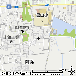 【平日専用】akippa阿弥駐車場【屋根付き】貸出時間：19:30～23:30周辺の地図