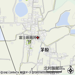 奈良県桜井市茅原589周辺の地図
