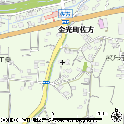 岡山県浅口市金光町佐方504周辺の地図