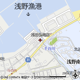 浅田伝商店周辺の地図