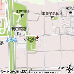 奈良県磯城郡田原本町多279-3周辺の地図