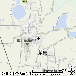 奈良県桜井市茅原419周辺の地図
