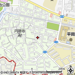 平岡会館周辺の地図