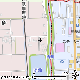 奈良県磯城郡田原本町多351周辺の地図