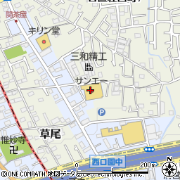 株式会社スーパーサンエー　大美野店周辺の地図
