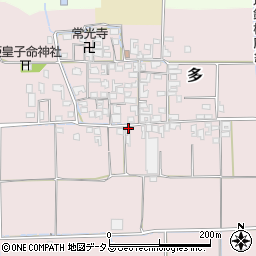 奈良県磯城郡田原本町多313周辺の地図