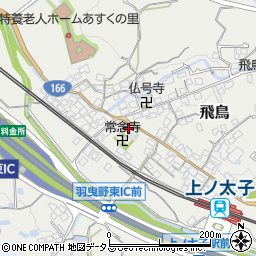 大阪府羽曳野市飛鳥784周辺の地図