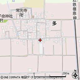 奈良県磯城郡田原本町多320-3周辺の地図