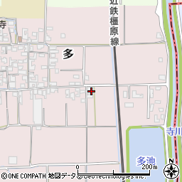 奈良県磯城郡田原本町多337-5周辺の地図