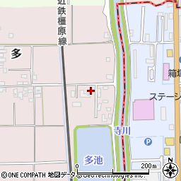 奈良県磯城郡田原本町多346周辺の地図