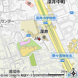 堺市農協深井支所周辺の地図