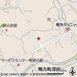 岡山県浅口市鴨方町深田956-1周辺の地図