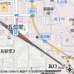 タイヤガーデン奈良周辺の地図
