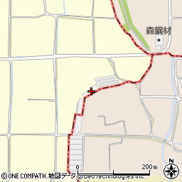 奈良県北葛城郡広陵町百済125周辺の地図