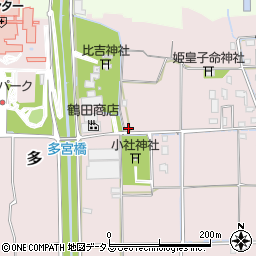 奈良県磯城郡田原本町多539周辺の地図
