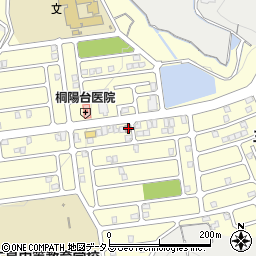 桐陽台簡易郵便局周辺の地図