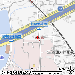 大阪府堺市東区日置荘原寺町163周辺の地図