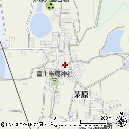 奈良県桜井市茅原586周辺の地図