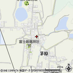 奈良県桜井市茅原591周辺の地図