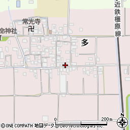 奈良県磯城郡田原本町多500周辺の地図