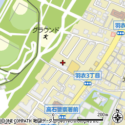 三菱東京ＵＦＪ銀行羽衣寮周辺の地図