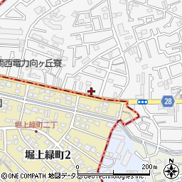 大阪府堺市中区深井中町1052周辺の地図