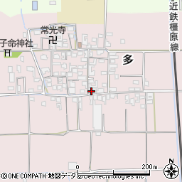 奈良県磯城郡田原本町多501周辺の地図