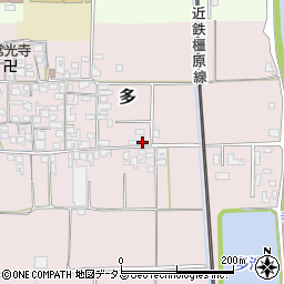 奈良県磯城郡田原本町多406-4周辺の地図