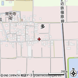 奈良県磯城郡田原本町多406-3周辺の地図