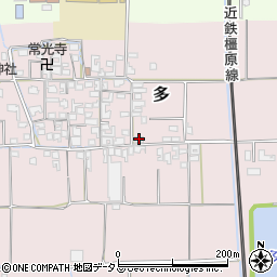 奈良県磯城郡田原本町多406-1周辺の地図