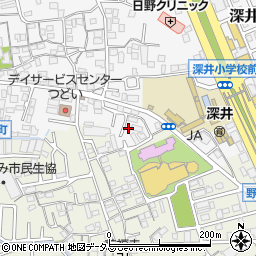 大阪府堺市中区深井中町1415-10周辺の地図