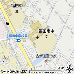 倉敷市立福田南中学校周辺の地図