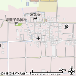 奈良県磯城郡田原本町多517周辺の地図