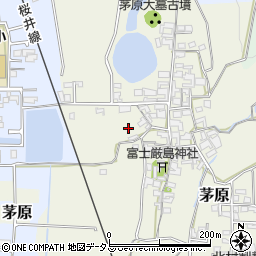 奈良県桜井市茅原641周辺の地図