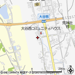 岡山県浅口市金光町大谷592周辺の地図