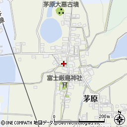 奈良県桜井市茅原629周辺の地図
