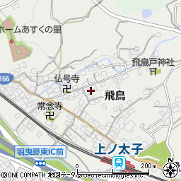 大阪府羽曳野市飛鳥1177-4周辺の地図