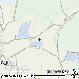 奈良県桜井市茅原354周辺の地図