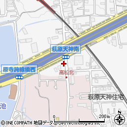 大阪府堺市東区日置荘原寺町162周辺の地図