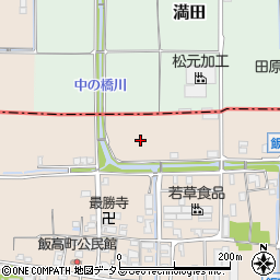 奈良県橿原市飯高町周辺の地図