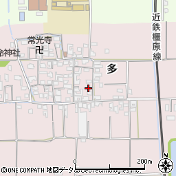 奈良県磯城郡田原本町多498-3周辺の地図