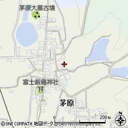 奈良県桜井市茅原594周辺の地図