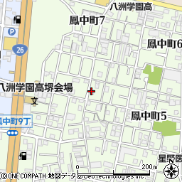 阪和温泉周辺の地図