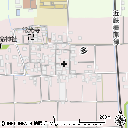 奈良県磯城郡田原本町多498周辺の地図