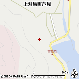 長崎県対馬市上対馬町芦見39周辺の地図