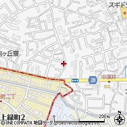 大阪府堺市中区深井中町3003-2周辺の地図