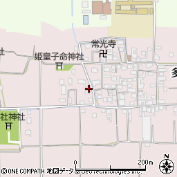 奈良県磯城郡田原本町多528周辺の地図