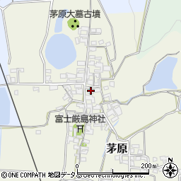 奈良県桜井市茅原606周辺の地図