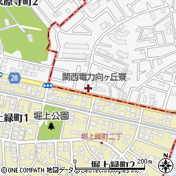 大阪府堺市中区深井中町1027-4周辺の地図