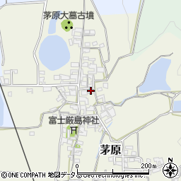 奈良県桜井市茅原602周辺の地図